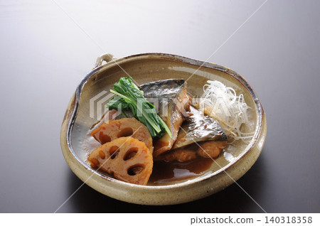 Simmered mackerel with mackerel Simmered mackerel with mackerel 140318358