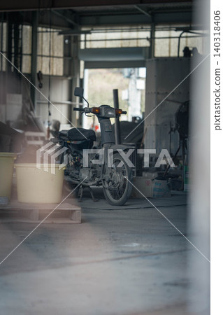 Industrial retro moped Industrial retro moped 140318406