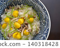 Chestnut rice (overhead view) 140318428