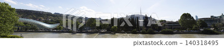 Panoramic photography of the sights and landscapes of urban development in Tbilisi, Georgia, Panoramic photography of the sights and landscapes of urban development in Tbilisi, Georgia, 140318495