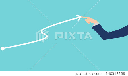 Illustration of a roadmap to achieving your goals Illustration of a roadmap to achieving your goals 140318568