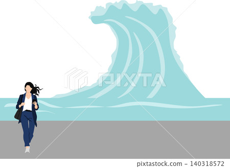 Tsunami illustration Tsunami illustration 140318572