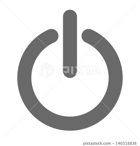 Vector power icon Vector power icon 140318836