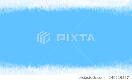 Cloud frame illustration (blue sky) Cloud frame illustration (blue sky) 140319237