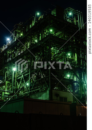 Factory Night View - Kanagawa, Kawasaki Chidori-cho, Part 3 Factory Night View - Kanagawa, Kawasaki Chidori-cho, Part 3 140319585