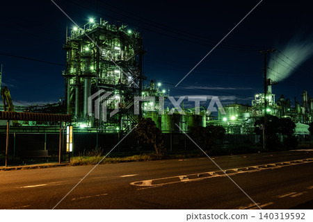 Factory Night View - Kanagawa, Kawasaki Chidori-cho, 10 - Factory Night View - Kanagawa, Kawasaki Chidori-cho, 10 - 140319592