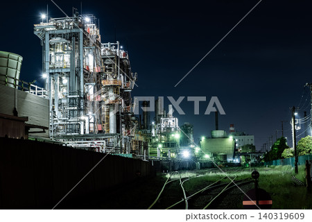 Factory Night View - Kanagawa, Kawasaki Chidori-cho, 45 - Factory Night View - Kanagawa, Kawasaki Chidori-cho, 45 - 140319609