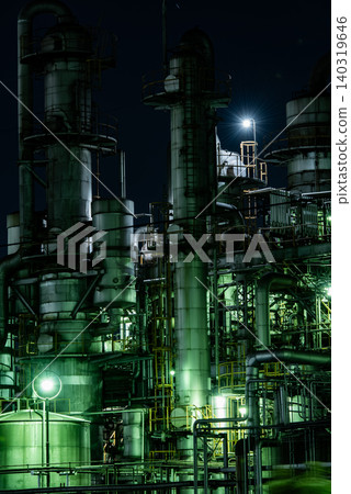 Factory Night View - Kanagawa, Kawasaki Chidori-cho, 63 Factory Night View - Kanagawa, Kawasaki Chidori-cho, 63 140319646