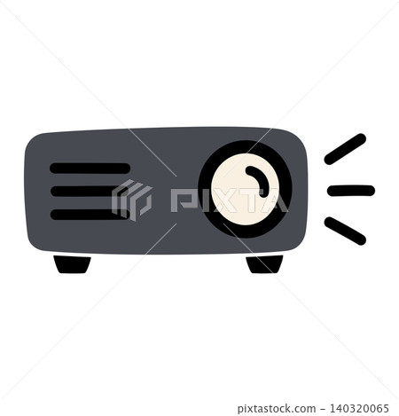 Projector flat vector illustration for presentation and office equipment Projector flat vector illustration for presentation and office equipment 140320065