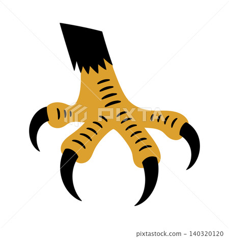 Bird claw vector illustration for wildlife design and educational materials Bird claw vector illustration for wildlife design and educational materials 140320120