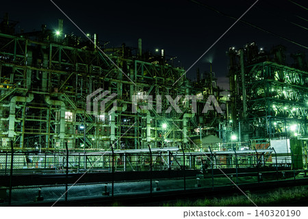 Factory Night View - Ukishima-cho, Kawasaki, Kanagawa - Part 1 Factory Night View - Ukishima-cho, Kawasaki, Kanagawa - Part 1 140320190