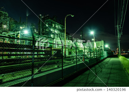 Factory Night View - Ukishima-cho, Kawasaki, Kanagawa - 9 Factory Night View - Ukishima-cho, Kawasaki, Kanagawa - 9 140320196