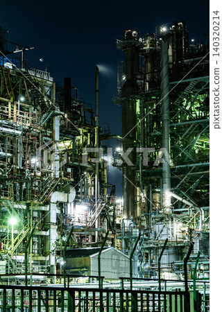 Factory Night View - Ukishima-cho, Kawasaki, Kanagawa - 17 Factory Night View - Ukishima-cho, Kawasaki, Kanagawa - 17 140320214