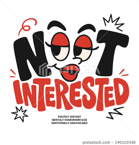 Not Interested Face Bold Flat Vector Illustration for Editorial and Social Media Not Interested Face Bold Flat Vector Illustration for Editorial and Social Media 140320386