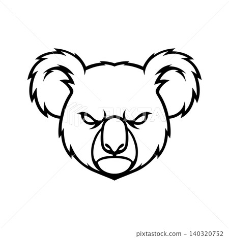 koala mascot logo illustration vector design template simple and clean koala mascot logo illustration vector design template simple and clean 140320752