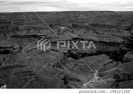 High Contrast Clear Day At The Grand Canyon Arizona Black and White High Contrast Clear Day At The Grand Canyon Arizona Black and White 140321260