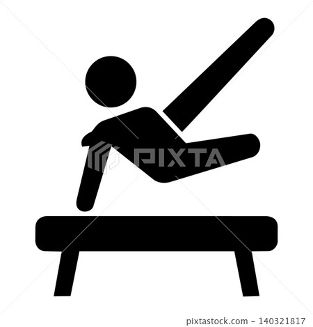 Pictograms of vaulting performances 140321817