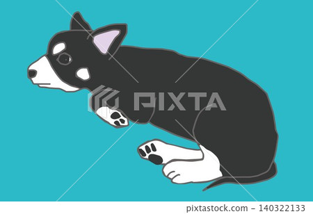 Illustration of a relaxing Chihuahua Illustration of a relaxing Chihuahua 140322133