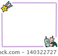 Cute Tanabata frames that can be used for letters 140322727
