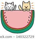 Cute watermelon frame for your letters 140322729