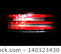 Independence Day. Abstract element with the American flag in grunge style on a black background 140323430