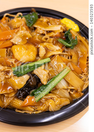 Delicious Gomoku bean paste fried noodles Delicious Gomoku bean paste fried noodles 140323593