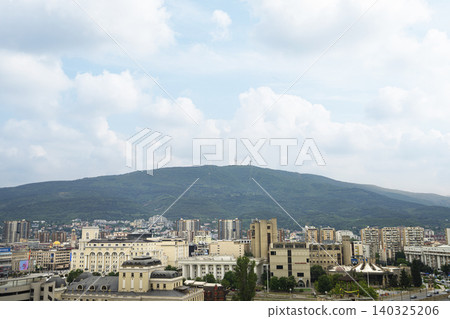 panorama of Skopje, North Macedonia panorama of Skopje, North Macedonia 140325206