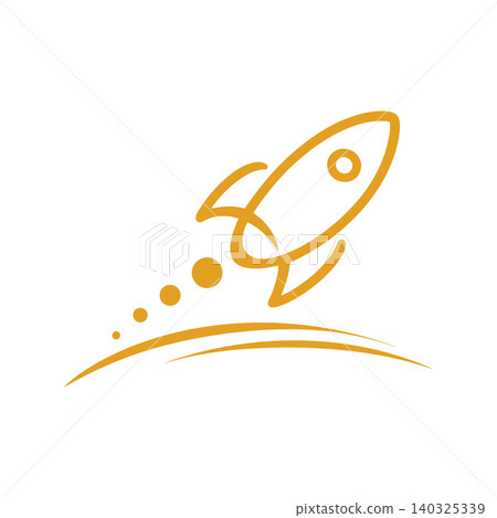 Rocket ship launch minimalist line art illustration for editorial and poster print Rocket ship launch minimalist line art illustration for editorial and poster print 140325339