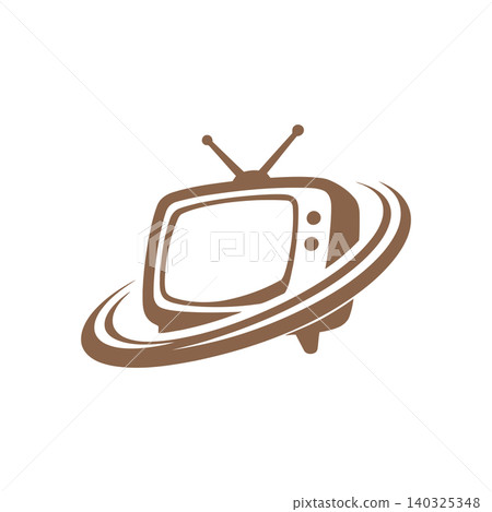 Retro TV seamless repeat pattern in brown vector style for textile print and fabric design Retro TV seamless repeat pattern in brown vector style for textile print and fabric design 140325348