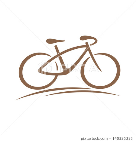 Bicycle minimalist line art style for cycling poster and wall art Bicycle minimalist line art style for cycling poster and wall art 140325355