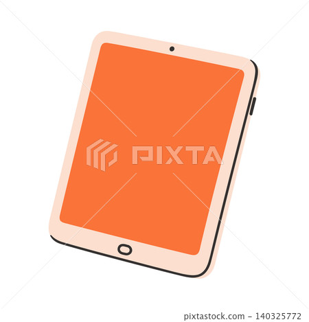 Tablet computer in flat vector style for tech illustration and website design Tablet computer in flat vector style for tech illustration and website design 140325772