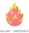 Flame illustration in modern flat vector style for graphic design and digital media 140325814
