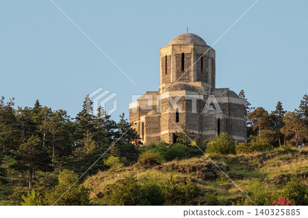 A new temple is built on top of the hill. Tbilisi. Georgia. A new temple is built on top of the hill. Tbilisi. Georgia. 140325885