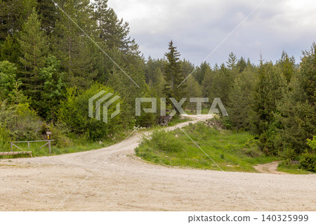 dirt road to Sitan Kale near Bansko, Bulgaria dirt road to Sitan Kale near Bansko, Bulgaria 140325999