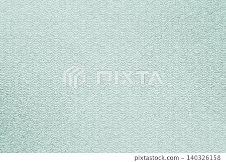 Background image 17: A delicate, shimmering pattern in a pale bamboo green overlaid with a light blue-green wave pattern. Background image 17: A delicate, shimmering pattern in a pale bamboo green overlaid with a light blue-green wave pattern. 140326158