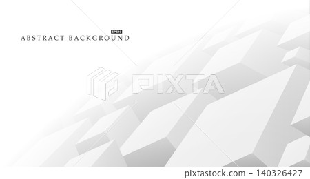 Abstract white futuristic background with perspective. 3d surface with geometric cube shapes. Bright creative design. Poster, banner, presentation template Abstract white futuristic background with perspective. 3d surface with geometric cube shapes. Bright creative design. Poster, banner, presentation template 140326427