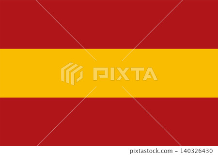 Official Spain national flag in original proportions. Spanish tricolor background. Vector illustration Official Spain national flag in original proportions. Spanish tricolor background. Vector illustration 140326430