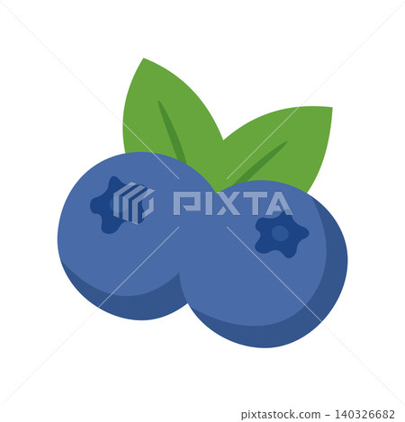 Simple Blueberry Fruit Icon Illustration Vector Template Simple Blueberry Fruit Icon Illustration Vector Template 140326682