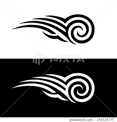 Swirl Classic Horizontal Tribal Tattoo Ornament Vector Illustration Template Swirl Classic Horizontal Tribal Tattoo Ornament Vector Illustration Template 140326775
