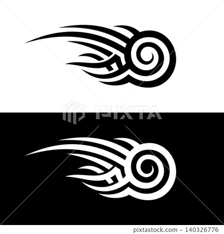 Decorative Horizontal Tribal Tattoo Ornament Vector Illustration Template Decorative Horizontal Tribal Tattoo Ornament Vector Illustration Template 140326776