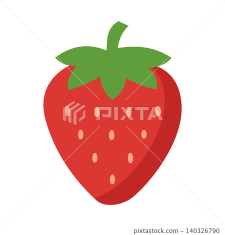 Simple Strawberry Fruit Icon Illustration Vector Template Simple Strawberry Fruit Icon Illustration Vector Template 140326790