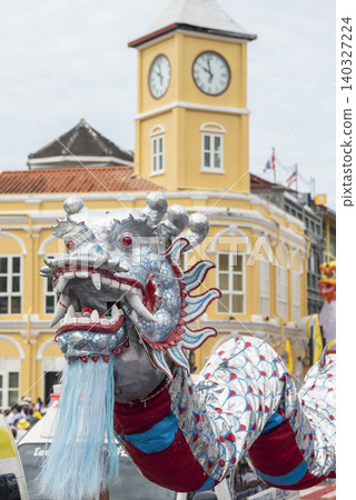 THAILAND PHUKET OLD TOWN FESTIVAL DRAGON DANCE THAILAND PHUKET OLD TOWN FESTIVAL DRAGON DANCE 140327224