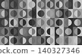 A geometric seamless pattern with circles. A gray abstract background with geometrical shapes. 140327346