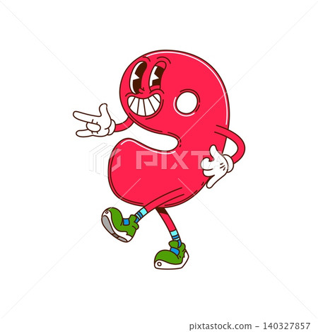 Groovy math number 3 Three numeral character or hippie figure sign, cartoon vector. Groovy number Three 3 with funky face and silly smile for kids arithmetic count, school mathematics or algebra Groovy math number 3 Three numeral character or hippie figure sign, cartoon vector. Groovy number Three 3 with funky face and silly smile for kids arithmetic count, school mathematics or algebra 140327857