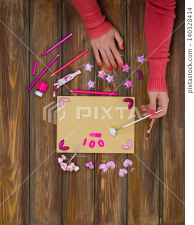 Stylish and modern idea for art work or hobby. Innovative and creativity. Arts and crafts. Stylish and modern idea for art work or hobby. Innovative and creativity. Arts and crafts. 140328414