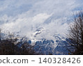 Snow covered mountain peak in a clouds, Ziller Valle in Austria Snow covered mountain peak in a clouds, Ziller Valle in Austria 140328426