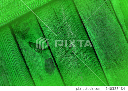 Wooden green surface background. Beautiful wooden abstract background. Wood green texture for design. 140328484