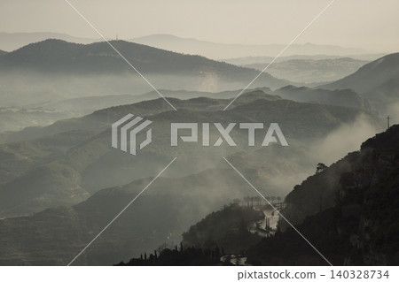 Mountains dancing with the mist Mountains dancing with the mist 140328734