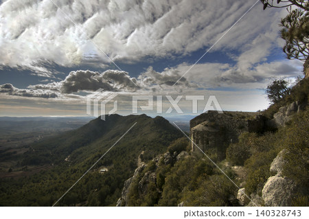Montmell mountain landscape Montmell mountain landscape 140328743
