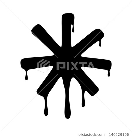 Graffiti asterisk burst symbol icon Graffiti asterisk burst symbol icon 140329196